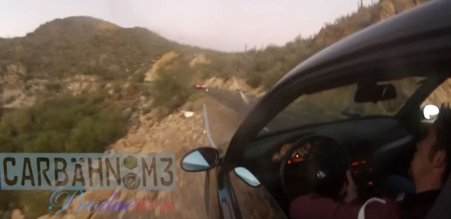BMW M3 Crashes Off Cliff After Reckless Driving