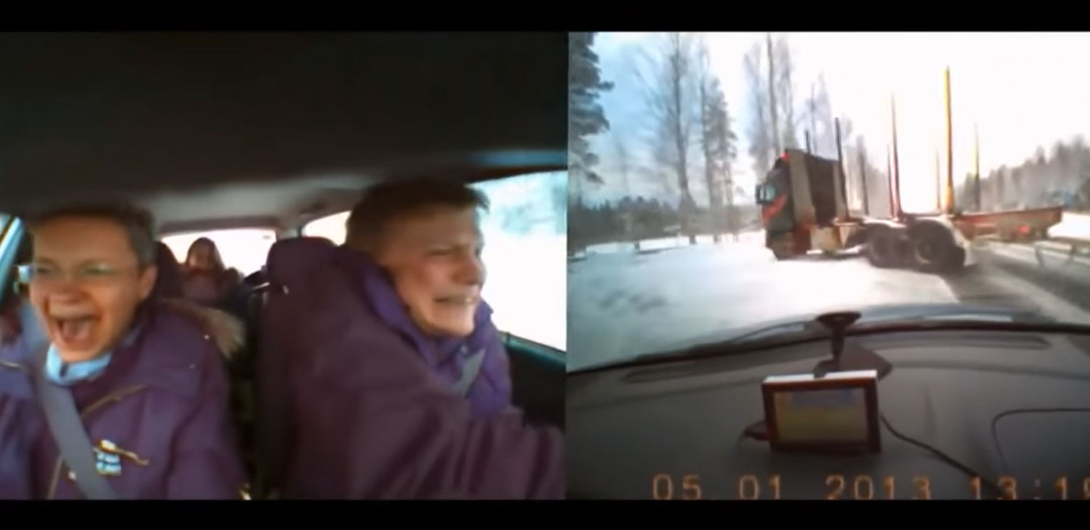 Driving Too Fast on a Snowy Road