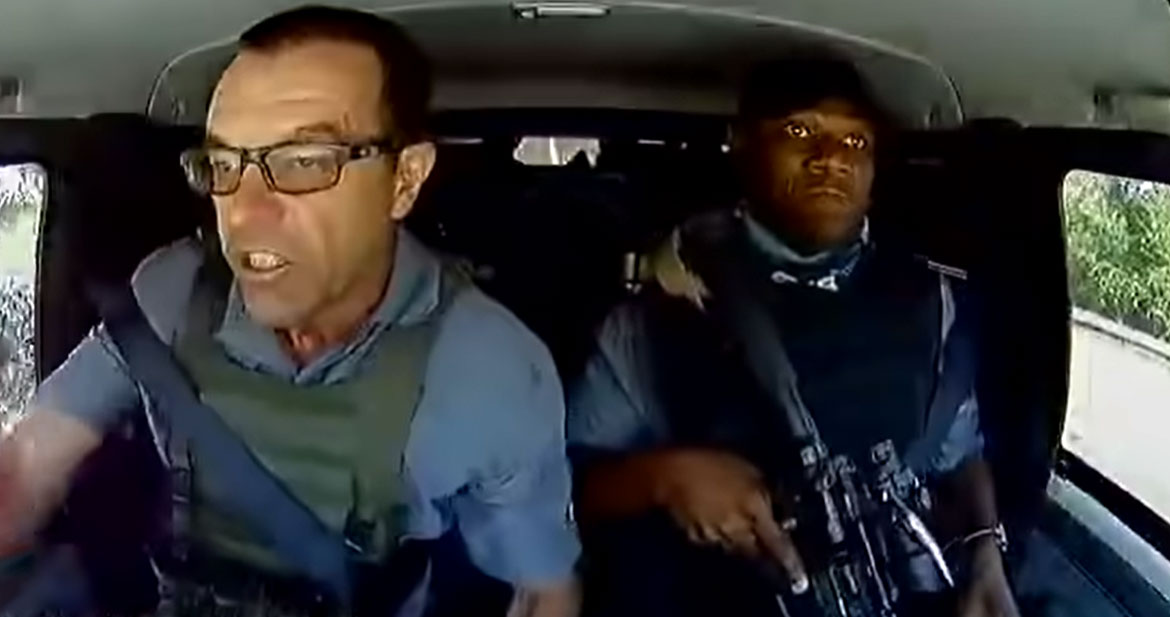 Armored Truck Evades Attempted Robbery