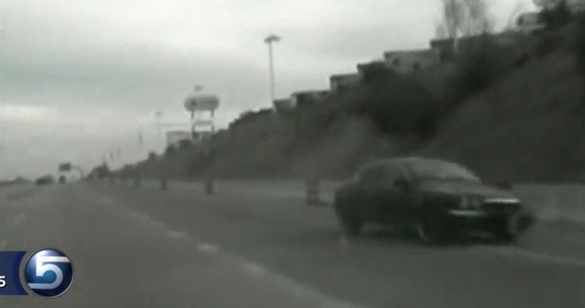 Police Pursuit of Benjamin Pillard in Jaguar