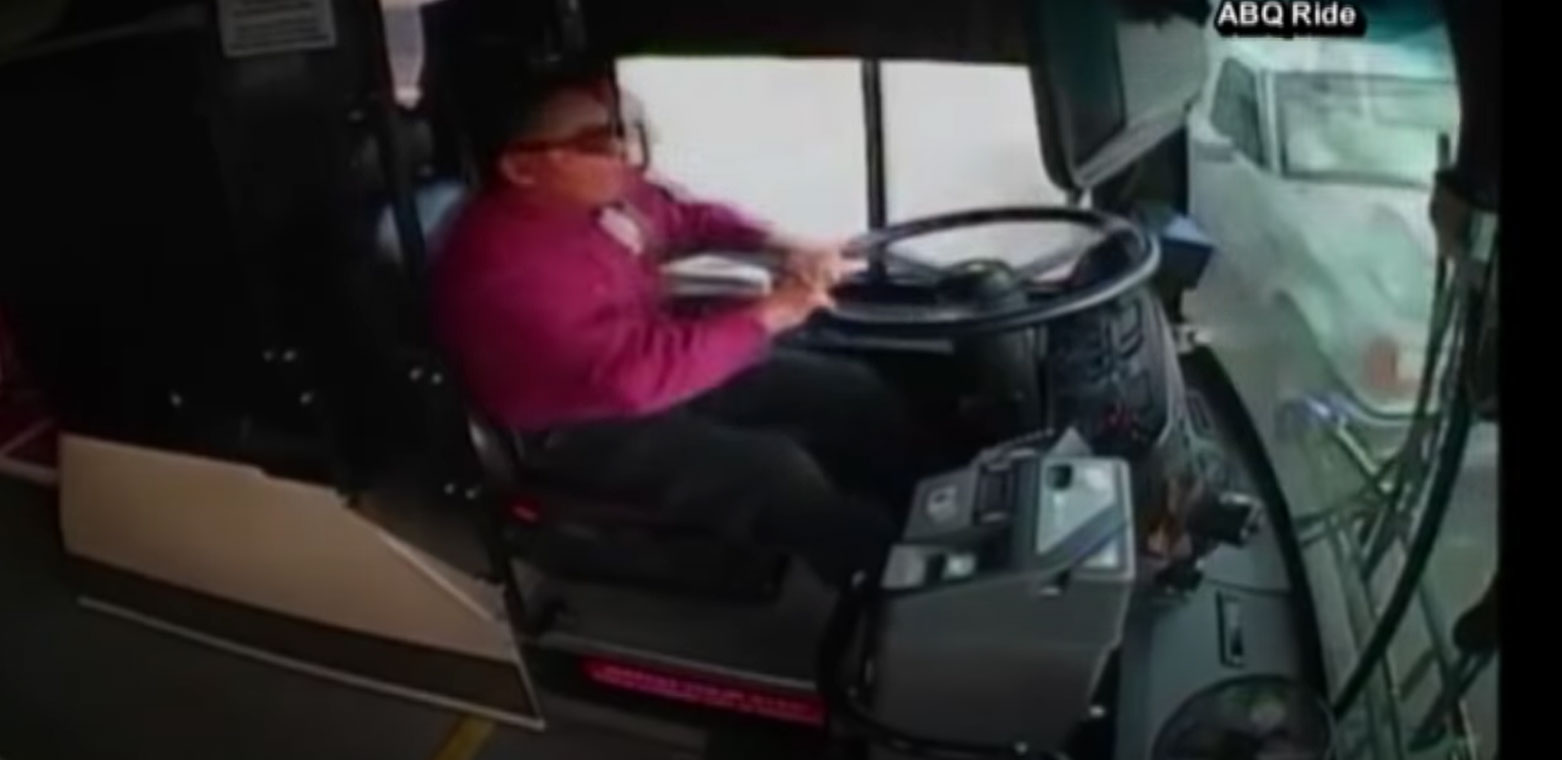 Pickup Truck Slams Into Albuquerque City Bus